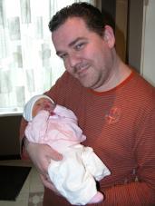 Papa is wel erg blij met me